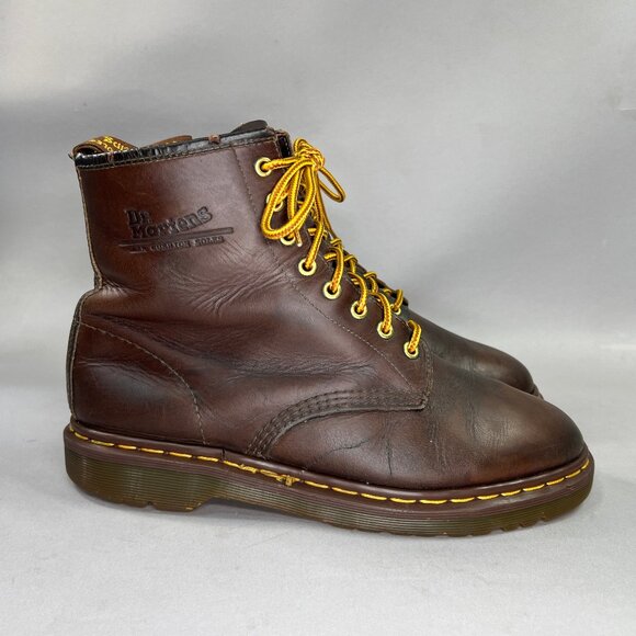 Dr. Martens Other - Dr. Martens 1460 Ben Boots Men's Size 10 Brown Leather Made In England Lace Vtg
